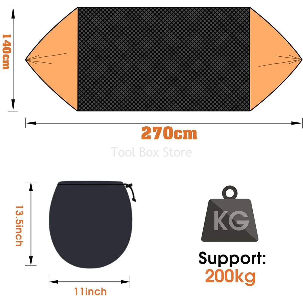 Camping Hammock with Mosquito Net & Straps