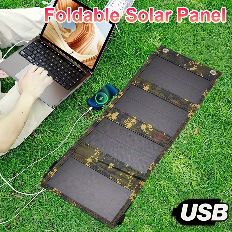 Portable Foldable Camouflage Solar Panel Charger