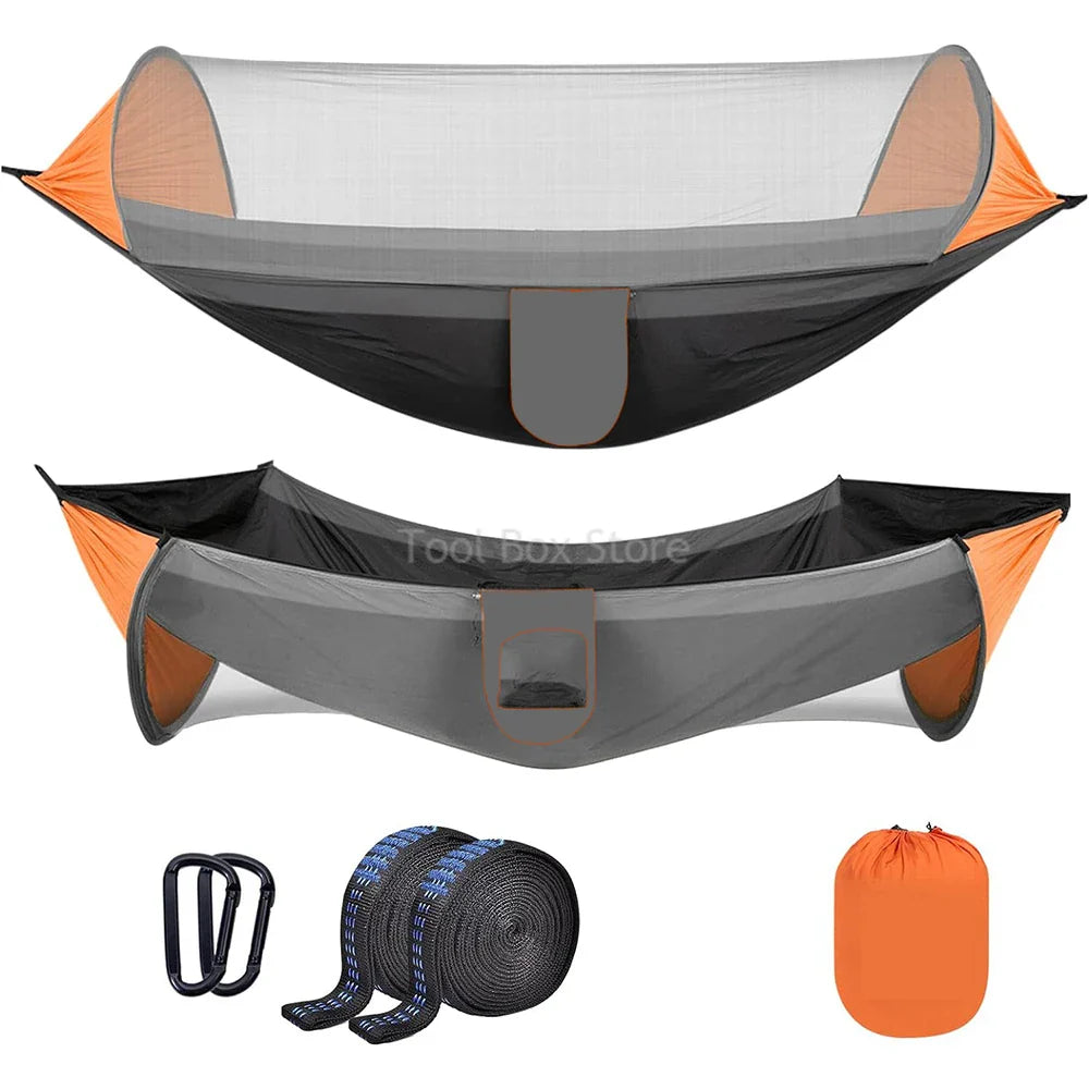 Camping Hammock with Mosquito Net & Straps